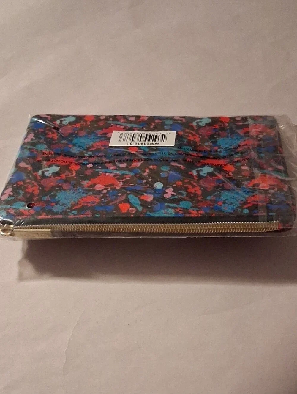 tarte Colorful Splatter Print Make Up Pouch (Sealed - NIP)